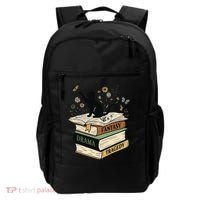 Fantasy Drama Tragedy Cat Book Lover Reading Humor Backpack thumb 0