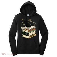 Fantasy Drama Tragedy Cat Book Lover Reading Humor Women's Hoodie thumb 0