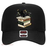 Fantasy Drama Tragedy Cat Book Lover Reading Humor Hat thumb 0