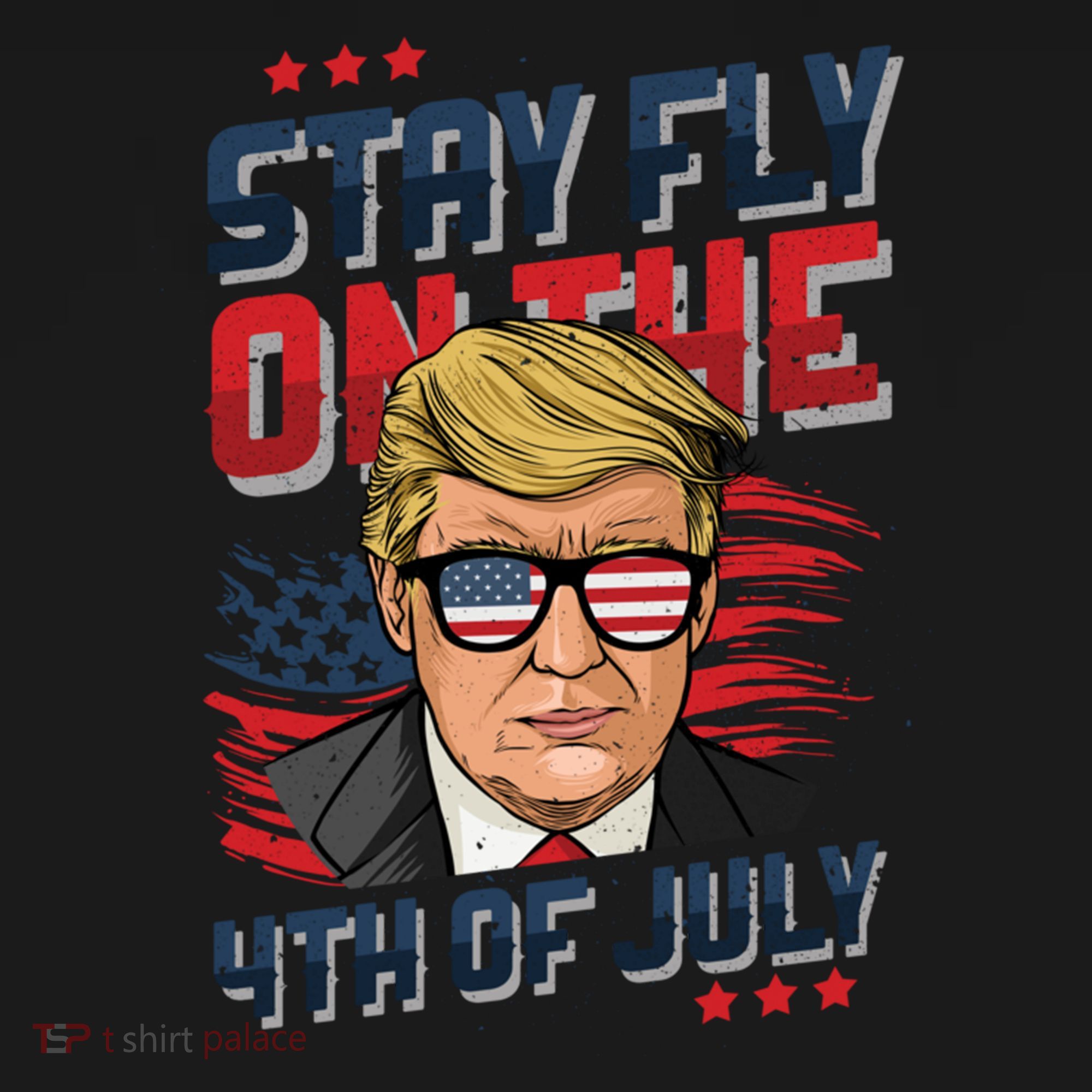 Funny Donald Trump Stay Fly July 4th Merica Patriotic Great Gift Women's Hoodie