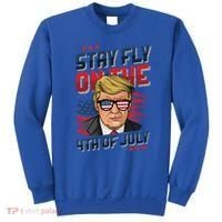 Funny Donald Trump Stay Fly July 4th Merica Patriotic Great Gift Sweatshirt thumb 0