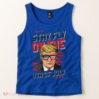 Funny Donald Trump Stay Fly July 4th Merica Patriotic Great Gift Tank Top thumb 2