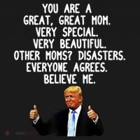 Funny Donald Trump Gift For Mother's Day Gag Gift Conservative Mom Women's Hoodie thumb 2