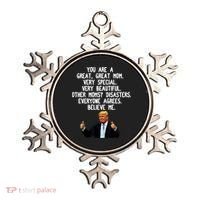Funny Donald Trump Gift For Mother's Day Gag Gift Conservative Mom Ornament thumb 0