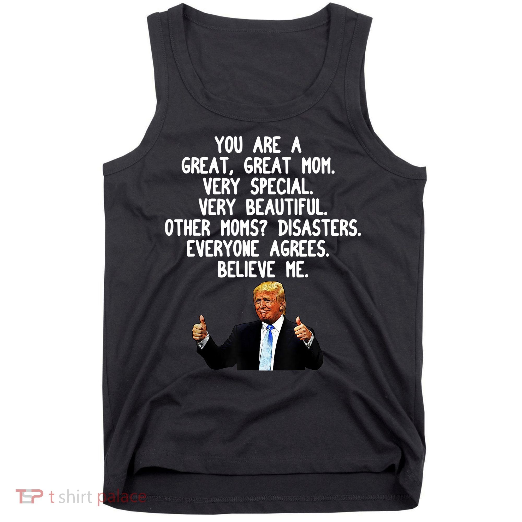 Funny Donald Trump Gift For Mother's Day Gag Gift Conservative Mom Tank Top
