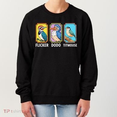 Flicker Dodo Titmouse Bird Lover Women's Sweatshirt
