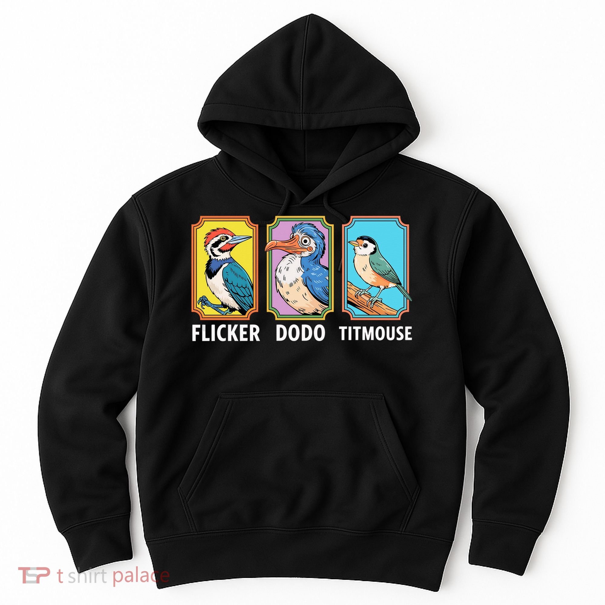 Flicker Dodo Titmouse Bird Lover Hoodie