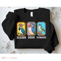 Flicker Dodo Titmouse Bird Lover Sweatshirt thumb 2