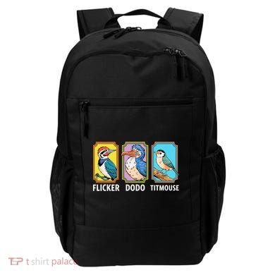 Flicker Dodo Titmouse Bird Lover Backpack