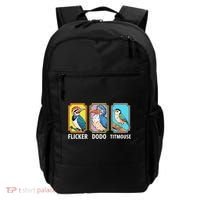 Flicker Dodo Titmouse Bird Lover Backpack thumb 0