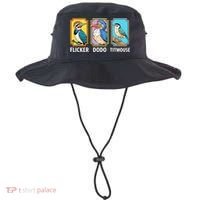 Flicker Dodo Titmouse Bird Lover Bucket Hat thumb 0
