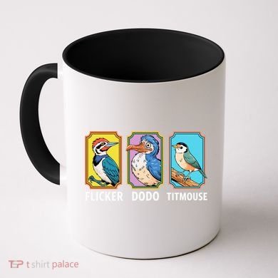 Flicker Dodo Titmouse Bird Lover Coffee Mug