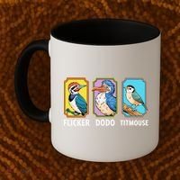 Flicker Dodo Titmouse Bird Lover Coffee Mug thumb 2
