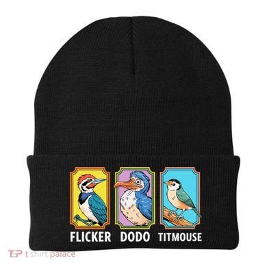Flicker Dodo Titmouse Bird Lover Beanie