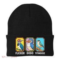Flicker Dodo Titmouse Bird Lover Beanie thumb 0