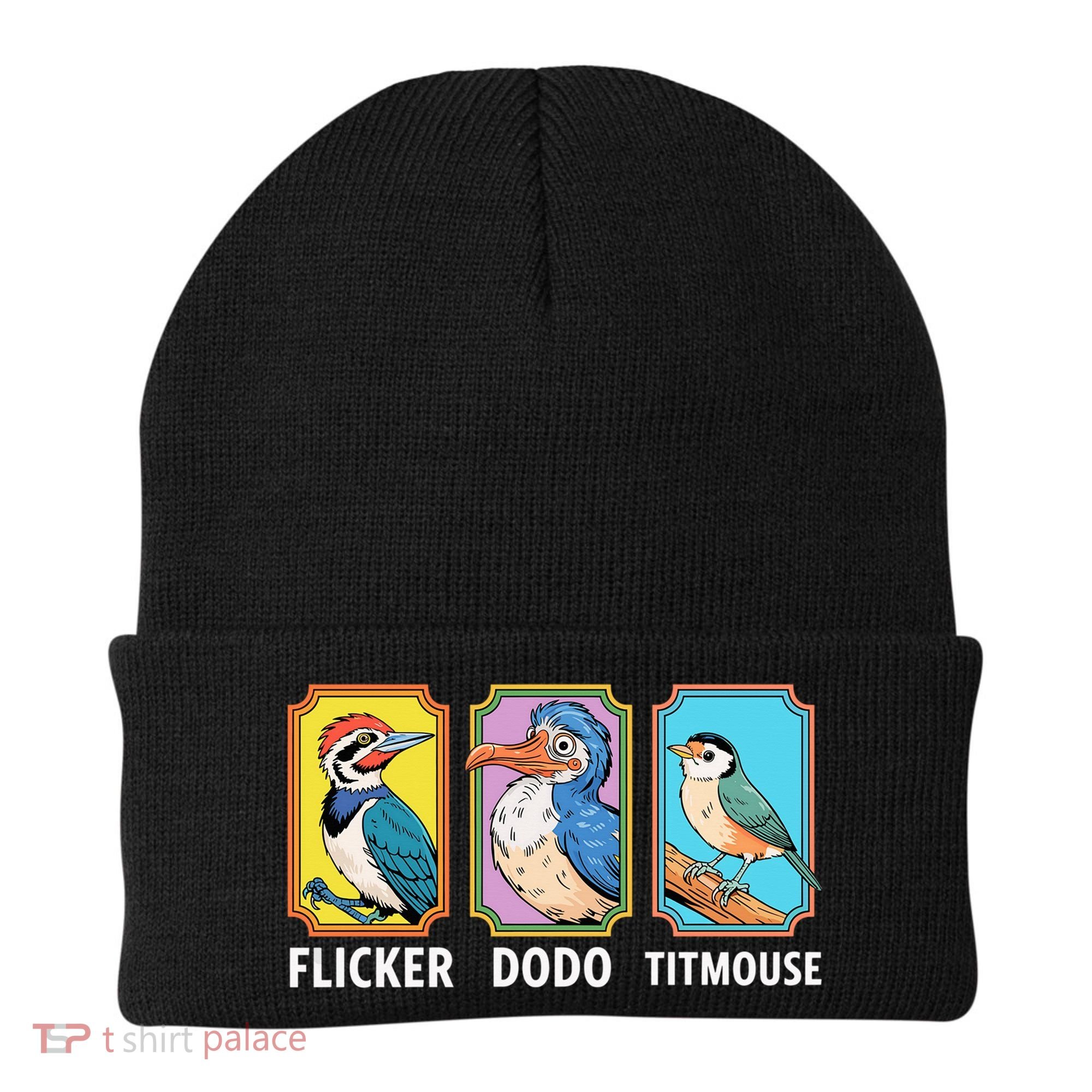 Flicker Dodo Titmouse Bird Lover Beanie