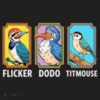 Flicker Dodo Titmouse Bird Lover Tumbler thumb 3