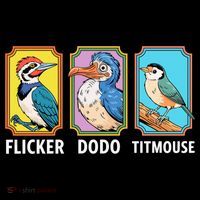 Flicker Dodo Titmouse Bird Lover Baby Bodysuit thumb 2