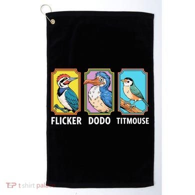 Flicker Dodo Titmouse Bird Lover Golf Towel