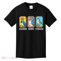 Flicker Dodo Titmouse Bird Lover Kids T-Shirt thumb 0