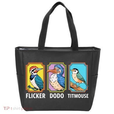 Flicker Dodo Titmouse Bird Lover Tote Bag