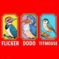 Flicker Dodo Titmouse Bird Lover Santa Hat thumb 1