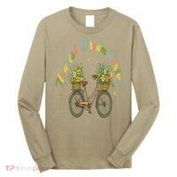Flourish Dream Thrive Floral Bike Subtle 8647 Trump Resist Long Sleeve Shirt thumb 0