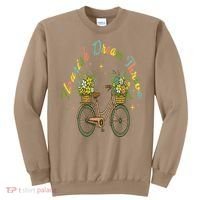 Flourish Dream Thrive Floral Bike Subtle 8647 Trump Resist Sweatshirt thumb 0
