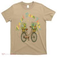 Flourish Dream Thrive Floral Bike Subtle 8647 Trump Resist T-Shirt thumb 0