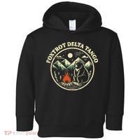 Foxtrot Delta Tango Bear Bonfire Camp Resist Protest Women Toddler Hoodie thumb 0
