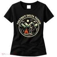 Foxtrot Delta Tango Bear Bonfire Camp Resist Protest Women Women's T-Shirt thumb 0