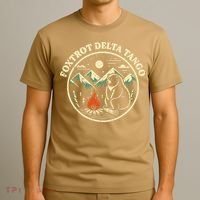 Foxtrot Delta Tango Bear Bonfire Camp Resist Protest Women T-Shirt thumb 3