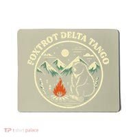 Foxtrot Delta Tango Bear Bonfire Camp Resist Protest Women Mousepad thumb 0