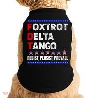 Foxtrot Delta Tango Resist Persist Prevail Doggie Tank thumb 0