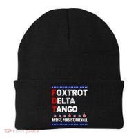 Foxtrot Delta Tango Resist Persist Prevail Beanie thumb 0