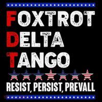 Foxtrot Delta Tango Resist Persist Prevail Women's Hoodie thumb 2