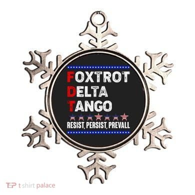 Foxtrot Delta Tango Resist Persist Prevail Ornament