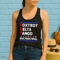 Foxtrot Delta Tango Resist Persist Prevail Women's Tank Top thumb 2