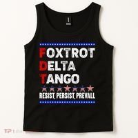 Foxtrot Delta Tango Resist Persist Prevail Tank Top thumb 2