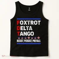 Foxtrot Delta Tango Resist Persist Prevail Tank Top thumb 2