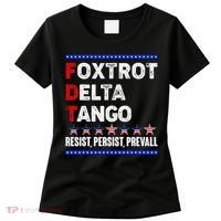 Foxtrot Delta Tango Resist Persist Prevail Women's T-Shirt thumb 0