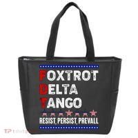 Foxtrot Delta Tango Resist Persist Prevail Tote Bag thumb 0