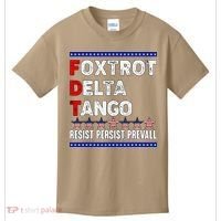 Foxtrot Delta Tango Resist Persist Prevail Kids T-Shirt thumb 0
