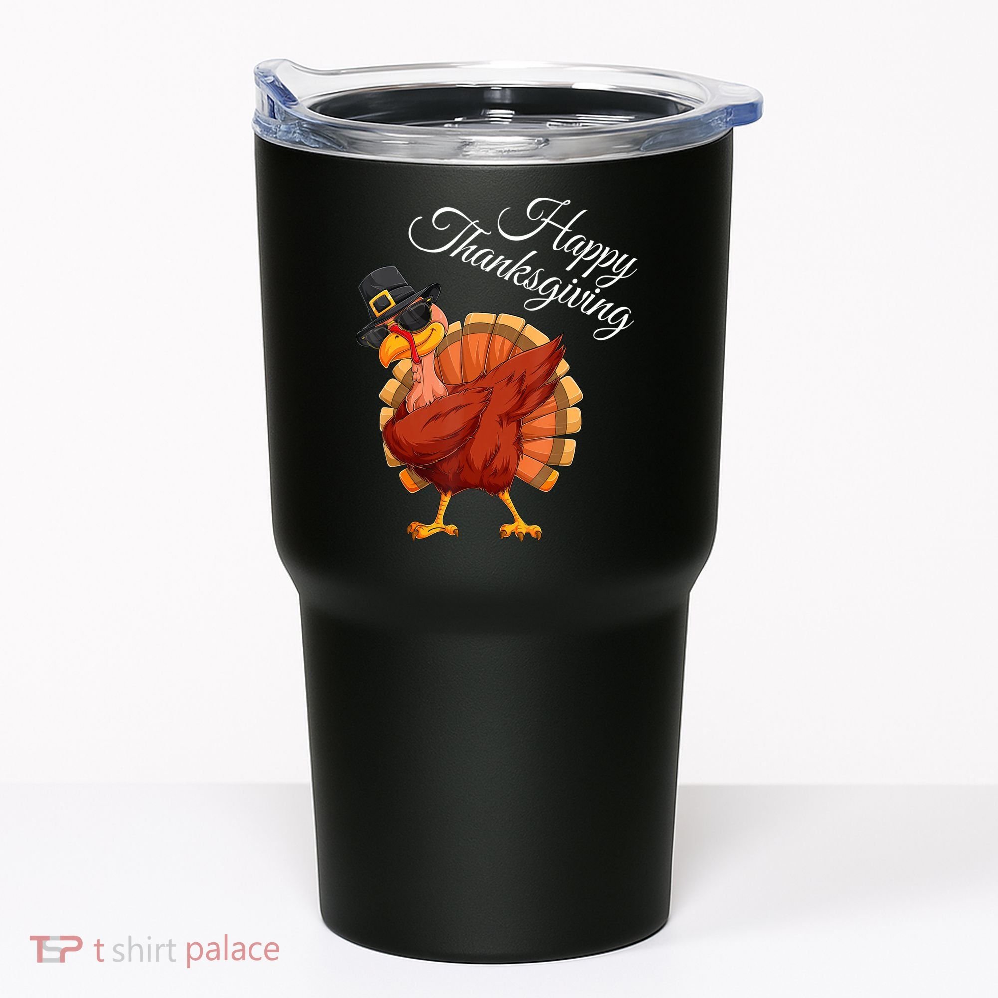 Funny Dabbing Turkey Happy Thanksgiving Gift Tumbler