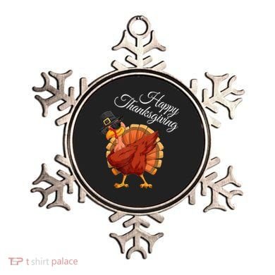 Funny Dabbing Turkey Happy Thanksgiving Gift Ornament