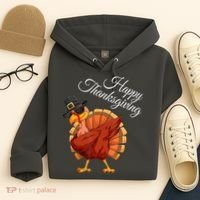 Funny Dabbing Turkey Happy Thanksgiving Gift Hoodie thumb 4