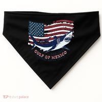 Foxtrot Delta Tango Shark Gulf Of Mexico Protest USA-Made Doggie Bandana thumb 0