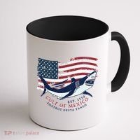 Foxtrot Delta Tango Shark Gulf Of Mexico Protest Coffee Mug thumb 1