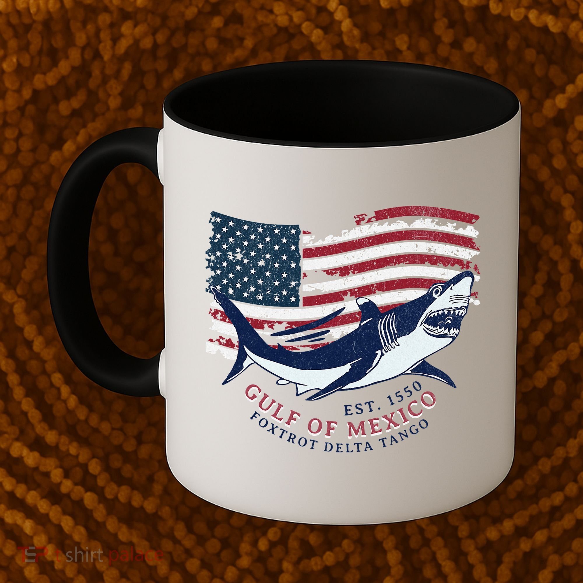 Foxtrot Delta Tango Shark Gulf Of Mexico Protest Coffee Mug