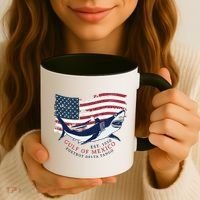 Foxtrot Delta Tango Shark Gulf Of Mexico Protest Coffee Mug thumb 3